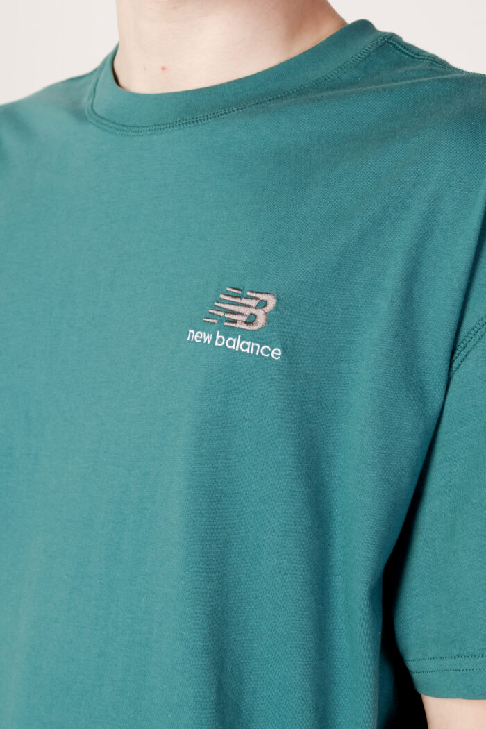T-shirt New Balance UNI-SSENTIALS COTTON Petrolio – 110408