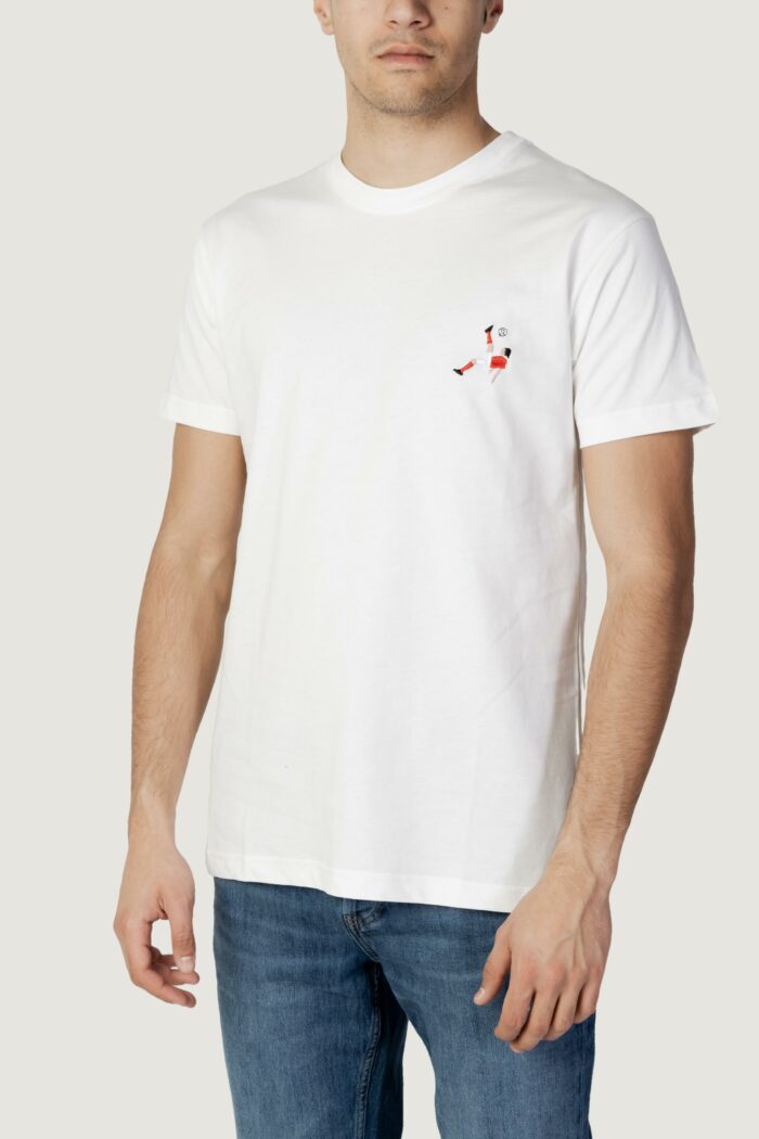 T-shirt The Bomber CALCIATORE RICAMO Bianco – 112147