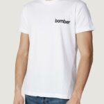 T-shirt The Bomber LOGO Bianco - Foto 1