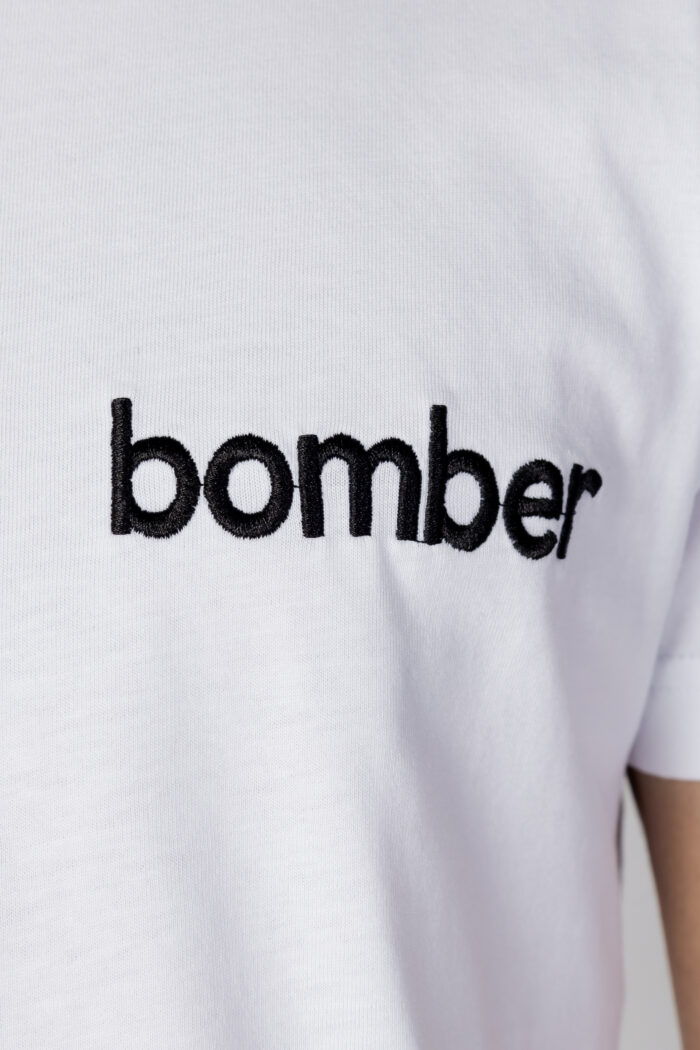 T-shirt The Bomber LOGO Bianco – 112146
