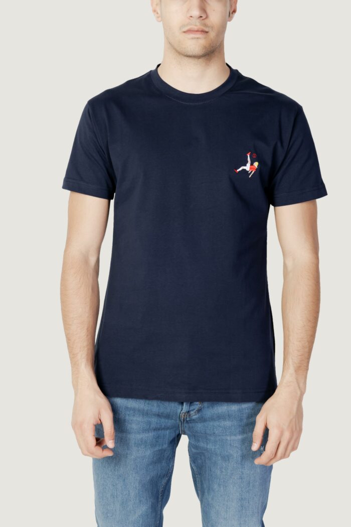 T-shirt The Bomber CALCIATORE RICAMO Blu – 112147