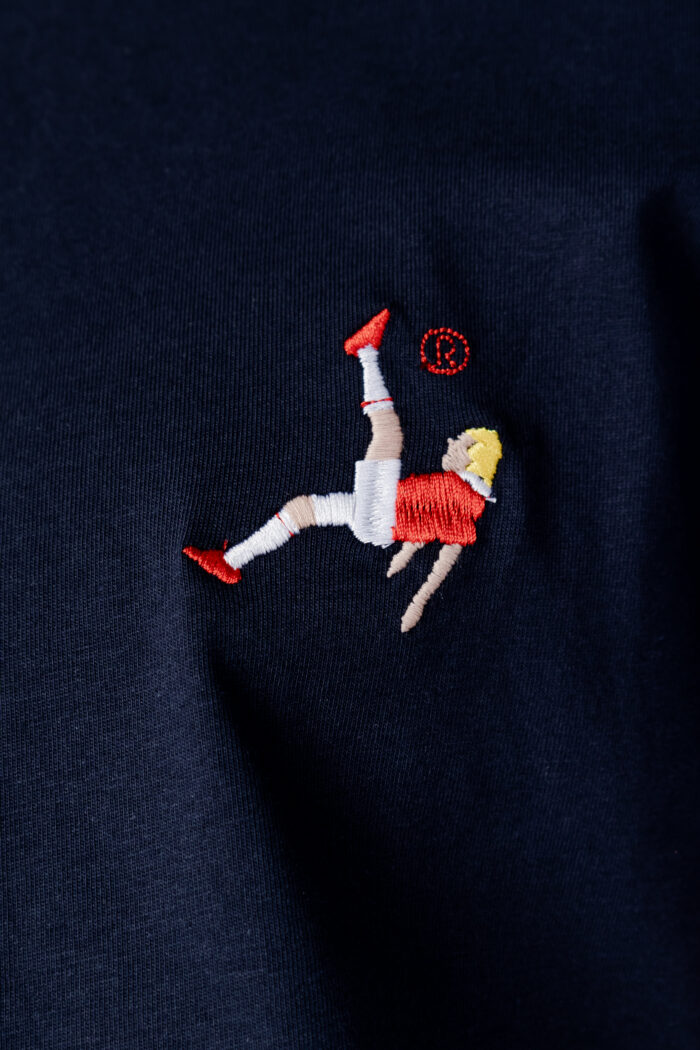 T-shirt The Bomber CALCIATORE RICAMO Blu