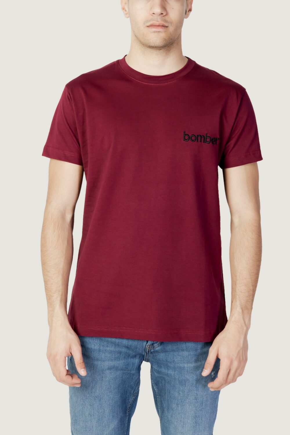 T-shirt The Bomber LOGO Bordeaux - Foto 1