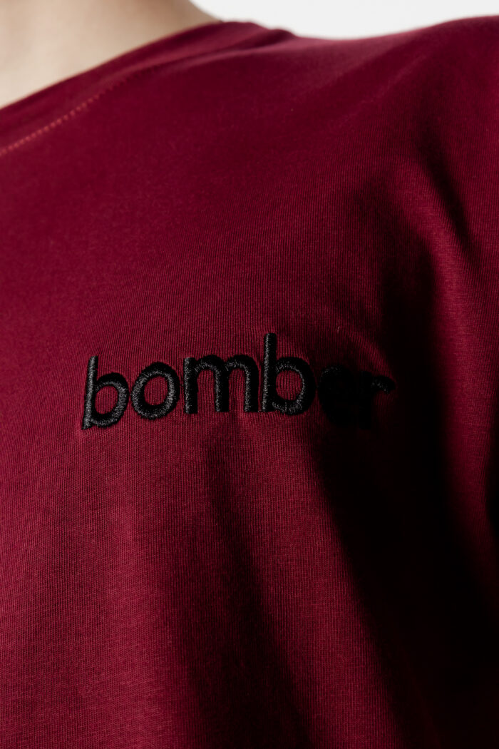 T-shirt The Bomber LOGO Bordeaux