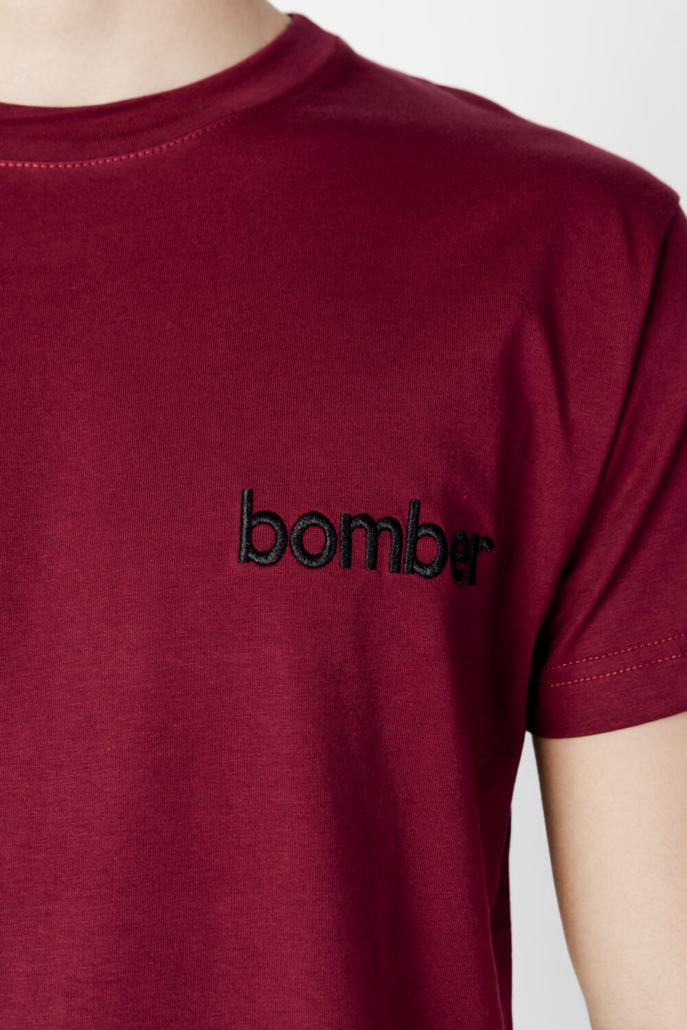 T-shirt The Bomber LOGO Bordeaux - Foto 5