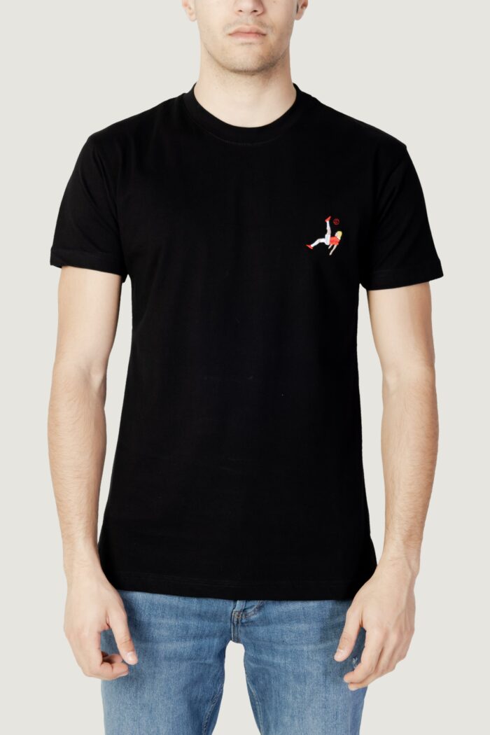 T-shirt The Bomber CALCIATORE RICAMO Nero – 112147