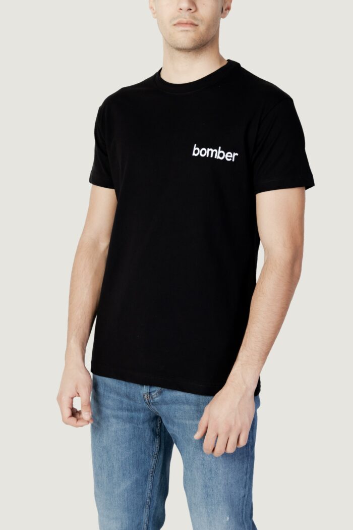 T-shirt The Bomber LOGO Nero