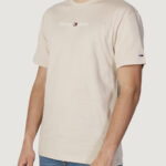 T-shirt Tommy Hilfiger Jeans TJM CLASSIC LINEAR L Beige - Foto 1