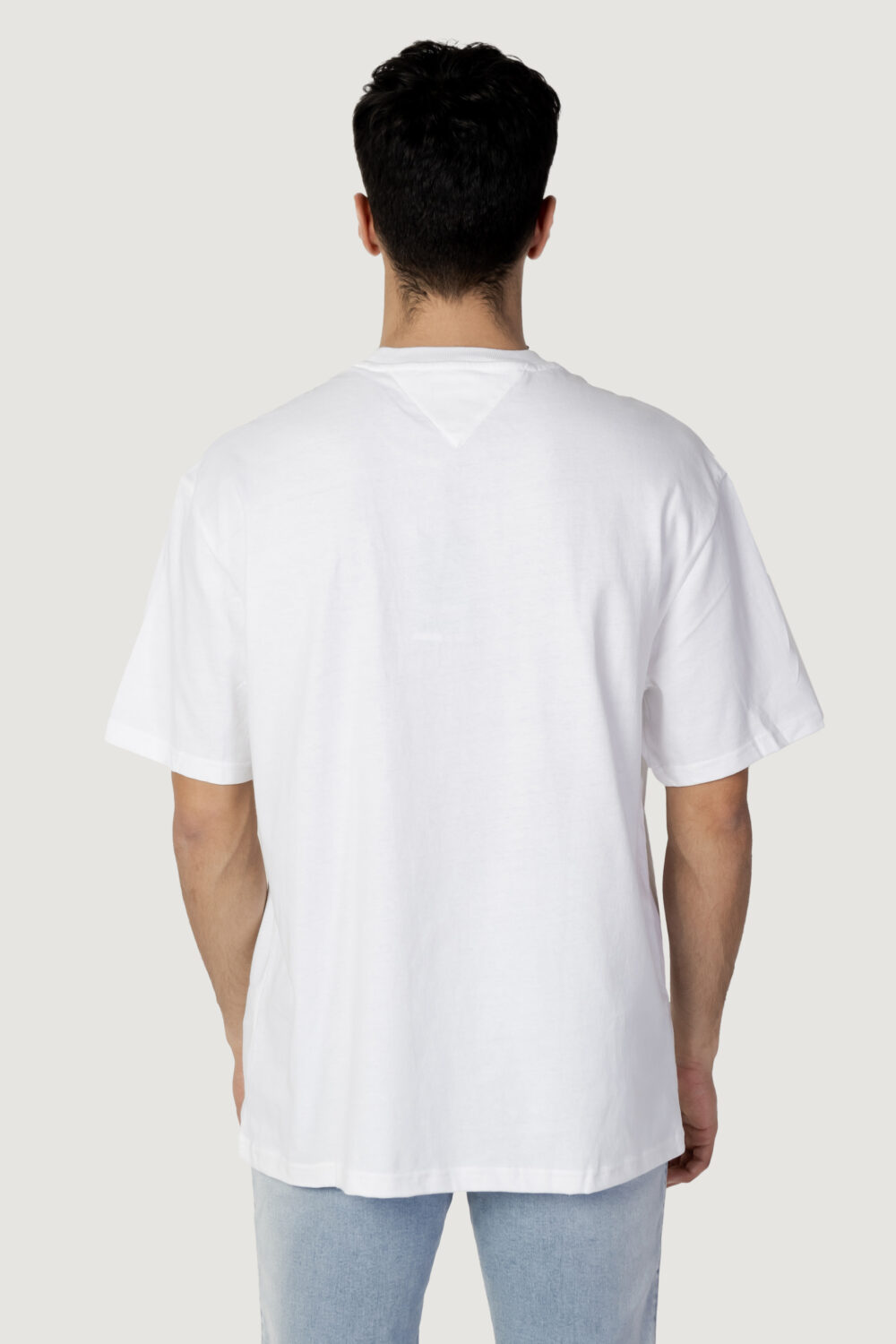 T-shirt Tommy Hilfiger Jeans TJM SKATE ARCHIVE TE Bianco - Foto 3