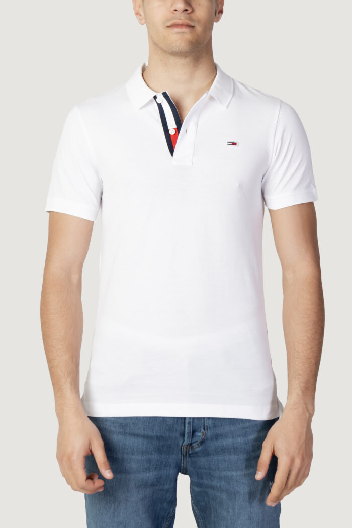 T-shirt Tommy Hilfiger TJM SLIM PLACKET POLO Bianco – 110968