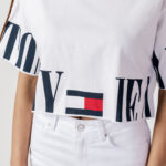 T-shirt Tommy Hilfiger Jeans TJW OVR CRP ARCHIVE Bianco - Foto 2