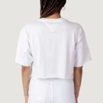 T-shirt Tommy Hilfiger Jeans TJW OVR CRP ARCHIVE Bianco - Foto 5