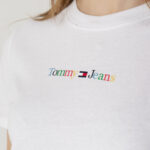 T-shirt Tommy Hilfiger Jeans TJW REG COLOR SERIF Bianco - Foto 2