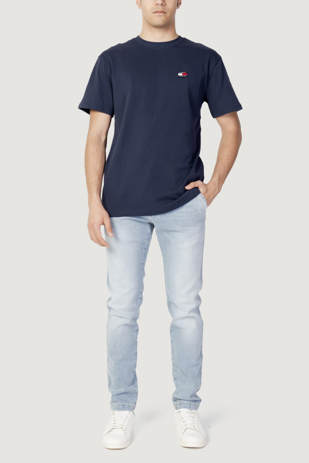 T-shirt Tommy Hilfiger Jeans TJM CLSC TOMMY XS BA Blu - Foto 4