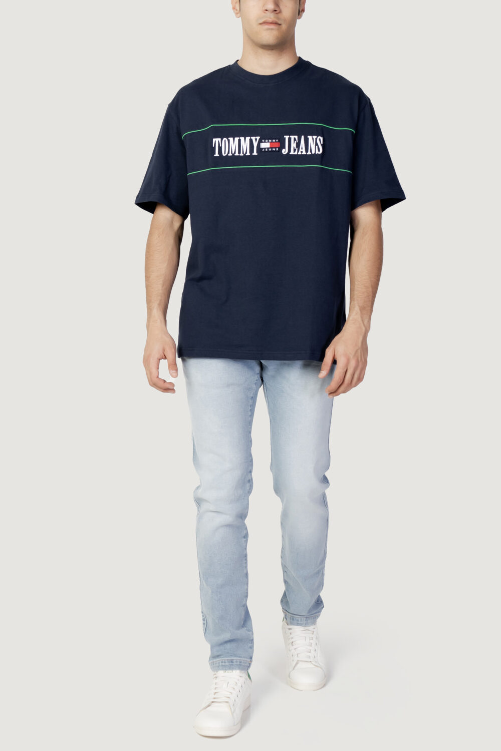 T-shirt Tommy Hilfiger Jeans TJM SKATE ARCHIVE TE Blu - Foto 3