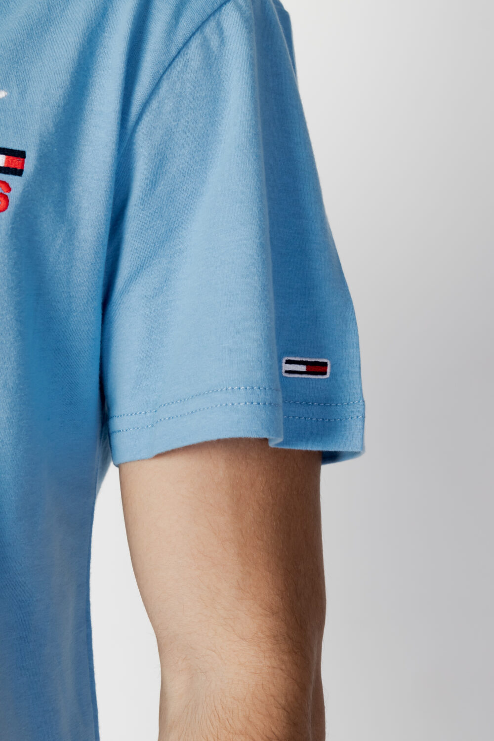 T-shirt Tommy Hilfiger Jeans TJM CLSC GRAPHIC SIG Celeste - Foto 3