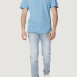 T-shirt Tommy Hilfiger Jeans TJM CLSC GRAPHIC SIG Celeste - Foto 4