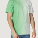 T-shirt Tommy Hilfiger Jeans TJM CLSC DIP DYE SIG Menta - Foto 1
