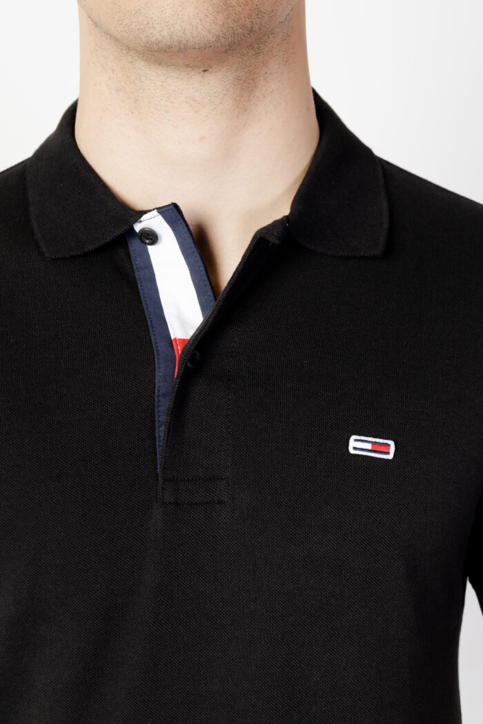 T-shirt Tommy Hilfiger TJM SLIM PLACKET POLO Nero – 110968