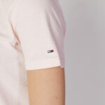 T-shirt Tommy Hilfiger Jeans TJW REG COLOR SERIF Rosa - Foto 3