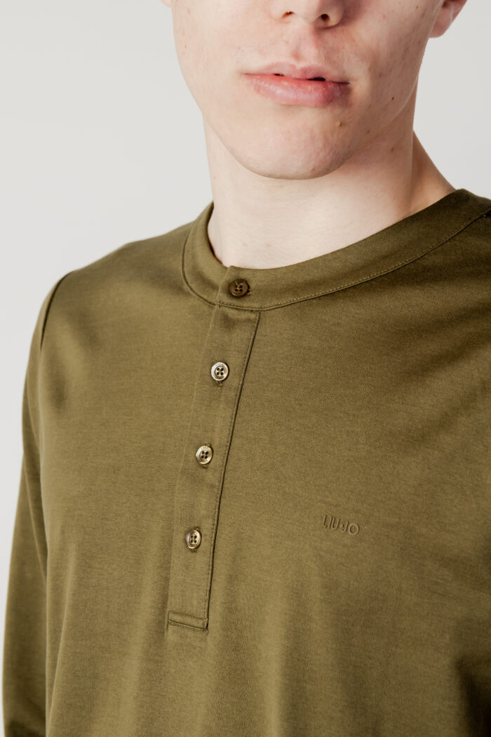 T-shirt manica lunga Liu-jo SERAFINO ML LONGSILK Verde Oliva – 110468