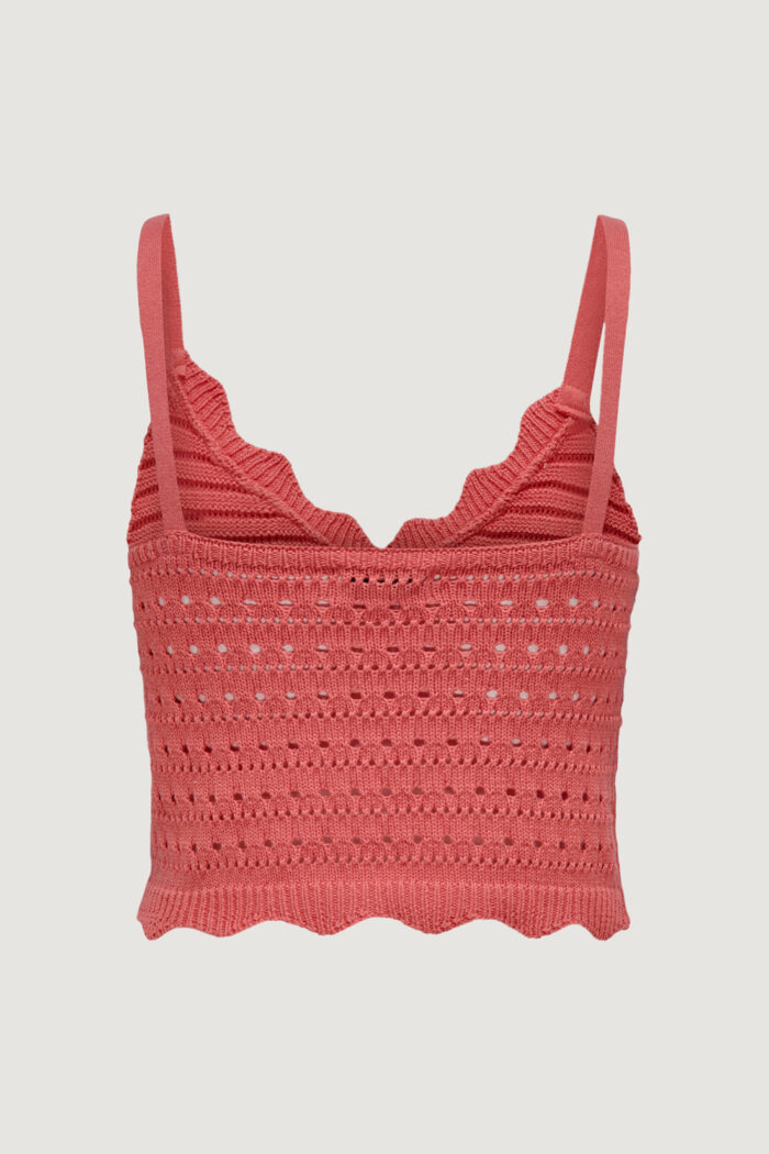 Top Jacqueline De Yong JDYIDA MARIE S/L CROP TOP KNT Corallo – 102651