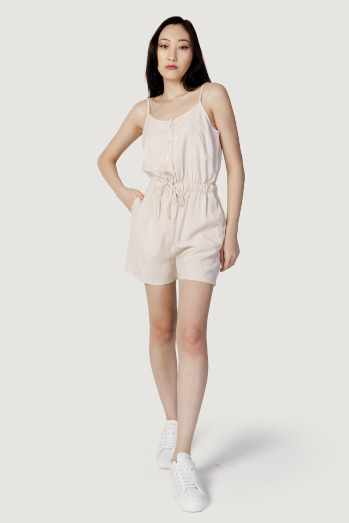Tutina Only ONLMAGO LIFE STRAP PLAYSUIT PNT Beige