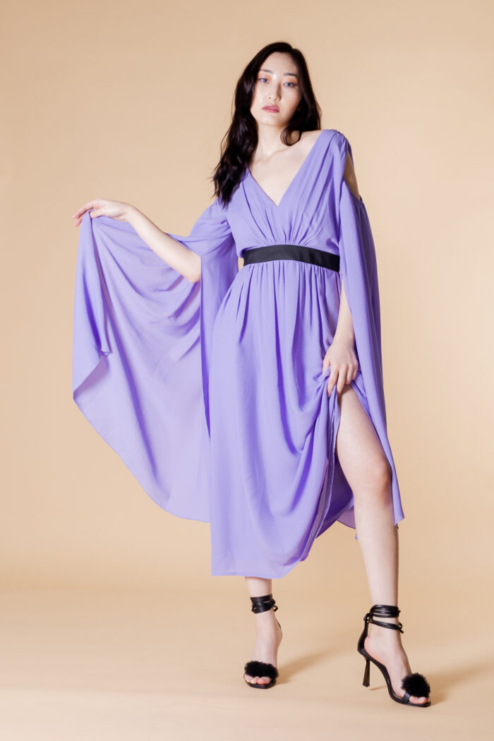 Vestito midi Hanny Deep CINTA IN VITA Viola – 112994