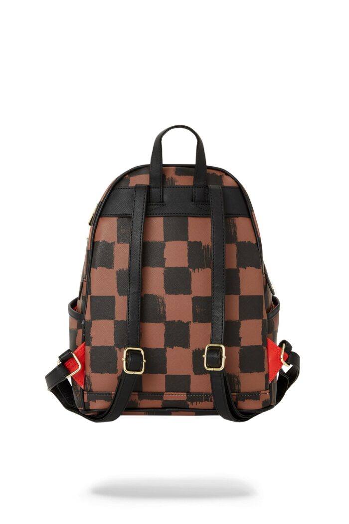 Zaino Sprayground SHARKS IN PARIS PAINTED SAVAGE BACKPACK Marrone