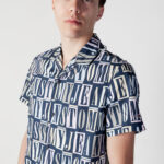 Camicia manica corta Tommy Hilfiger Jeans TJM CLSC TOMMY AOP S Blu - Foto 2