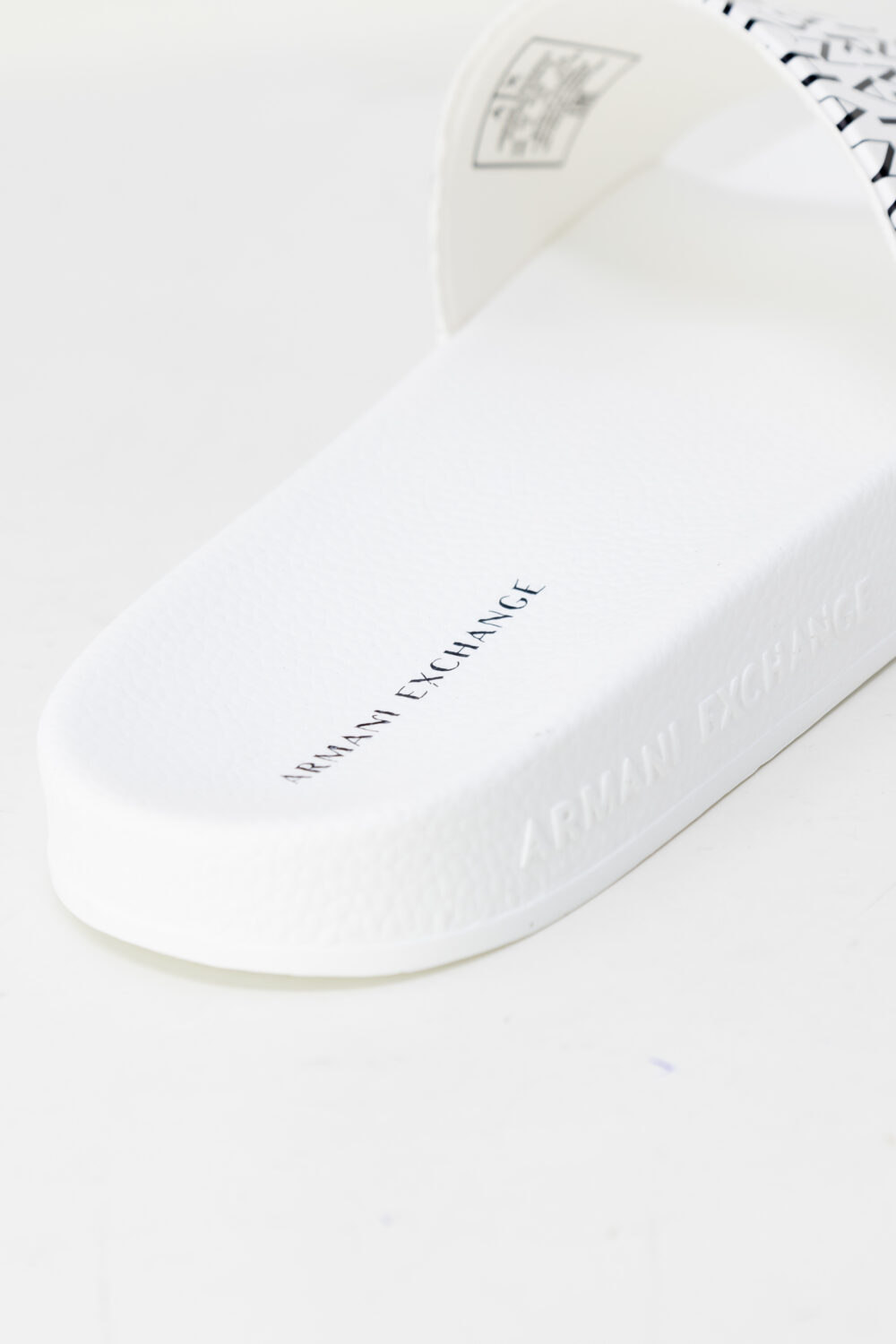 Ciabatte Armani Exchange MULTILOGO Bianco - Foto 5