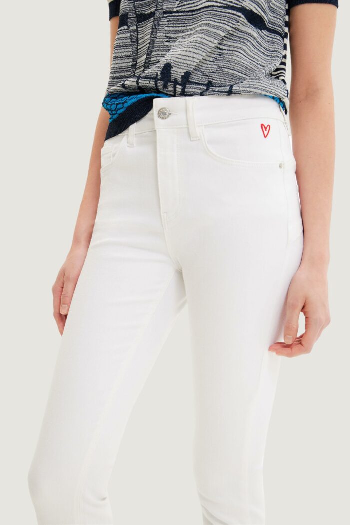 Jeans slim Desigual DENIM LIA Bianco