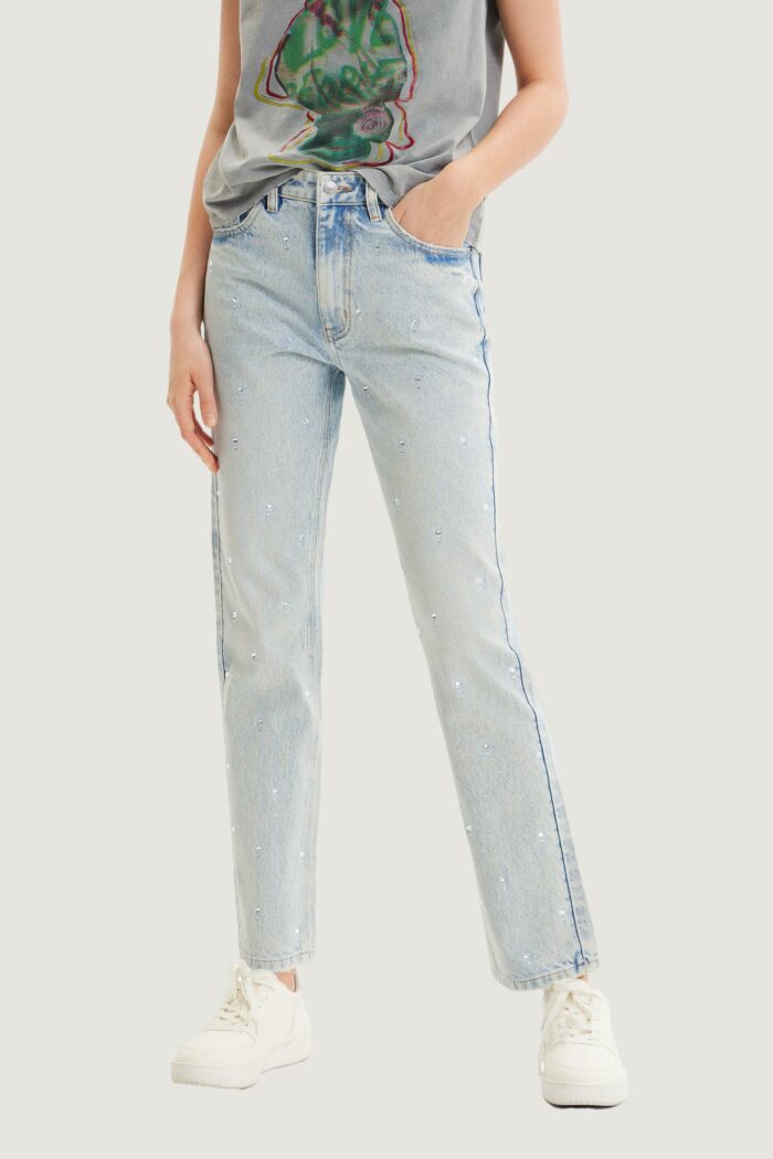 Jeans slim Desigual DENIM ABRIL Denim chiaro