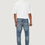 Jeans Tapered Only & Sons ONSAVI BEAM TAP CROP BLUE PK 2839 NOOS Blue Denim - Foto 4