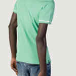 Polo manica corta Calvin Klein Jeans TIPPING SLIM POLO Verde - Foto 3