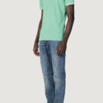 Polo manica corta Calvin Klein Jeans TIPPING SLIM POLO Verde - Foto 5
