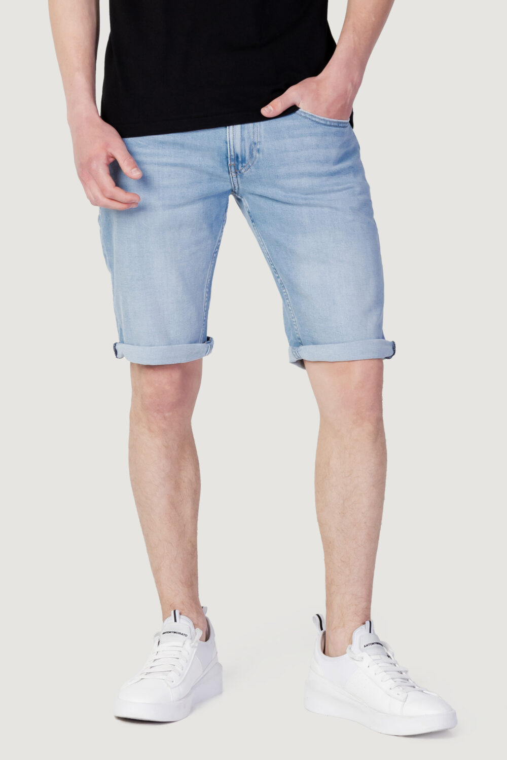 Shorts Tommy Hilfiger Jeans RONNIE SHORT BG0115 Denim chiaro - Foto 1