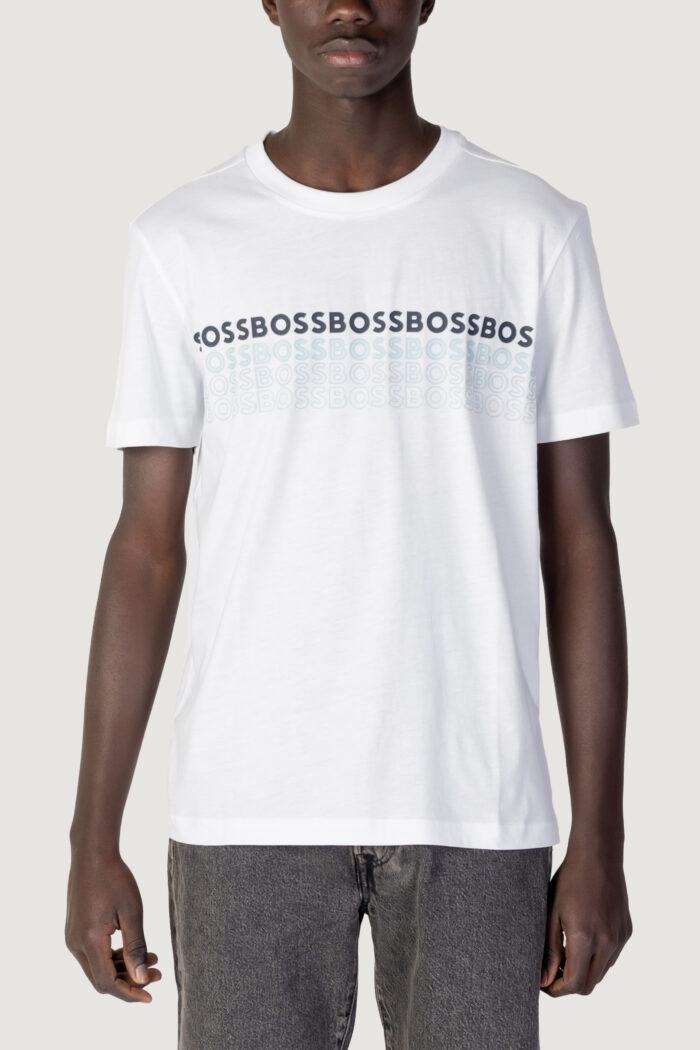 T-shirt Boss JERSEY TEE 2 Bianco