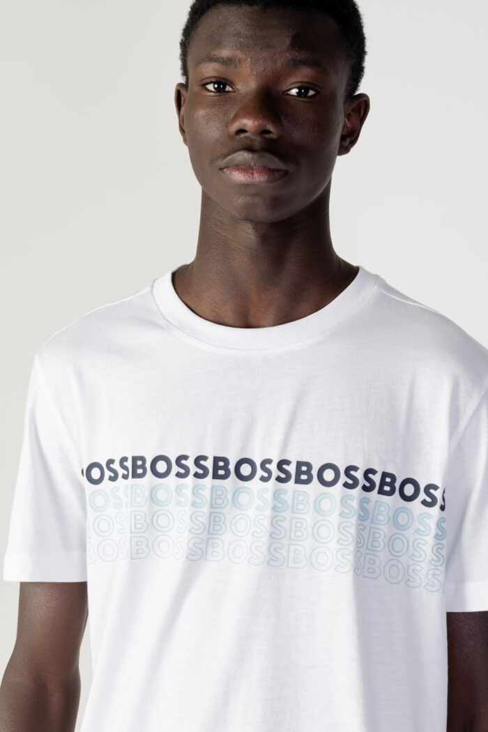 T-shirt Boss JERSEY TEE 2 Bianco