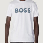 T-shirt Boss JERSEY THINKING 1 Bianco - Foto 1