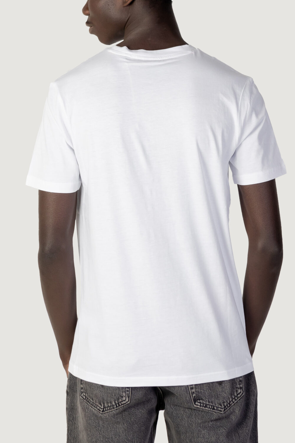 T-shirt Boss JERSEY THINKING 1 Bianco - Foto 4