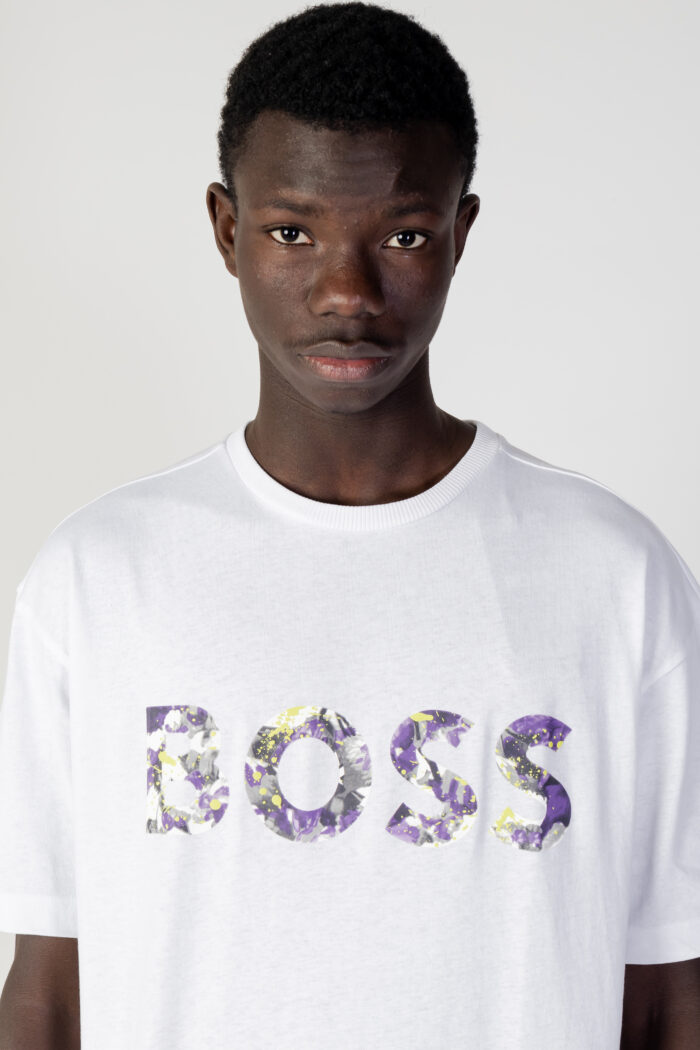 T-shirt Boss Tee Lotus Bianco