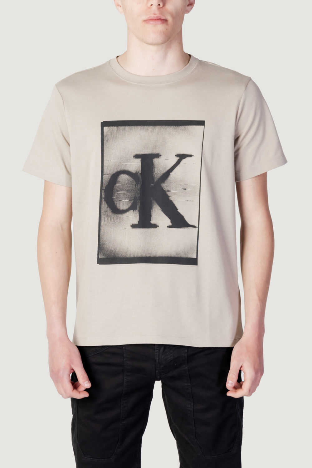 T-shirt Calvin Klein Sport PW - S/S T-Shirt 00GMS3K113BAE Beige - Foto 5