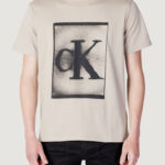 T-shirt Calvin Klein Sport PW - S/S T-Shirt 00GMS3K113BAE Beige - Foto 5
