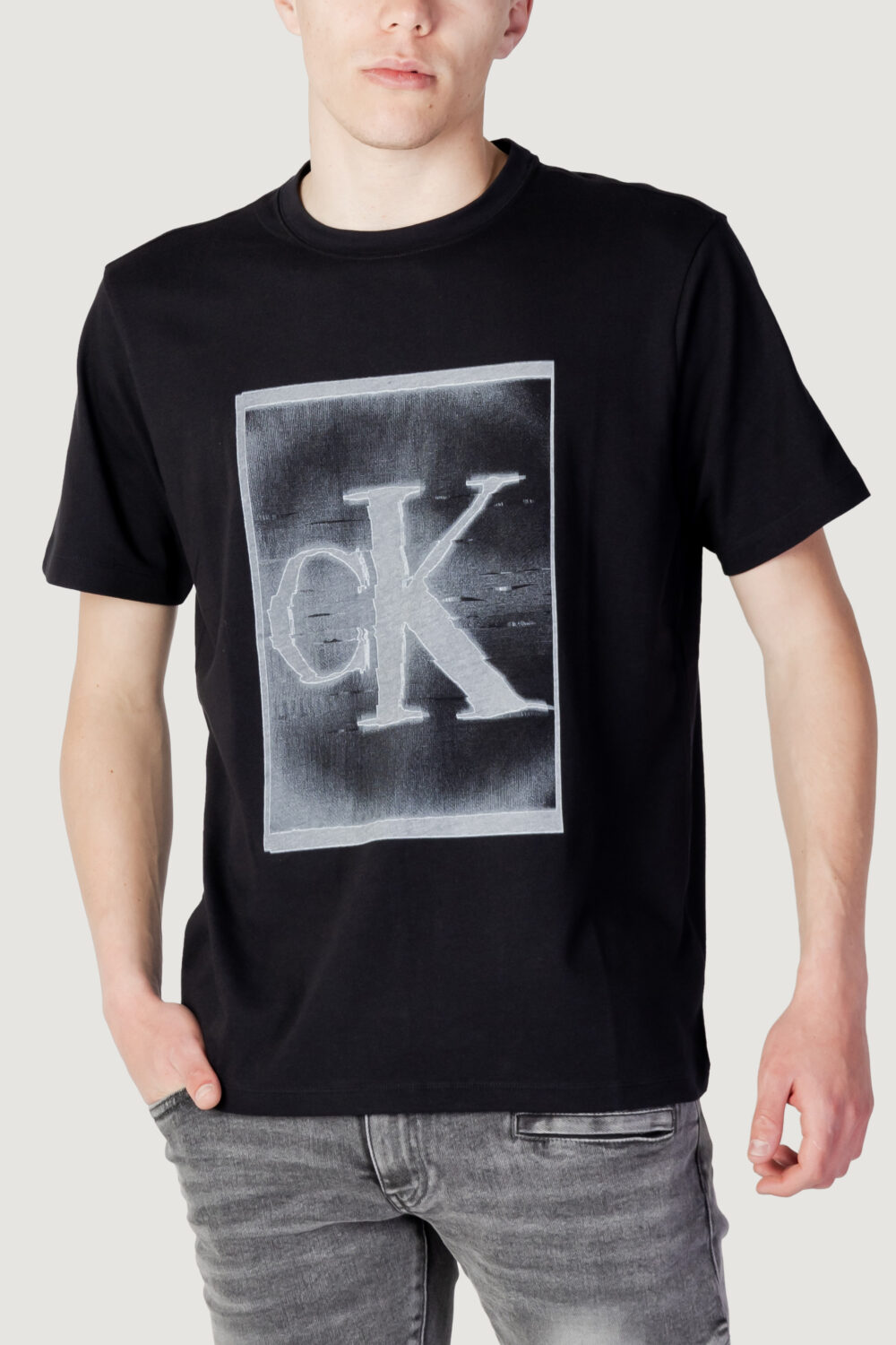 T-shirt Calvin Klein Sport PW - S/S T-Shirt 00GMS3K113BAE Nero - Foto 4