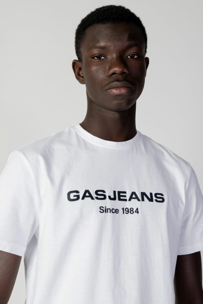 T-shirt Gas DHARIS/R 1984 GJ Bianco