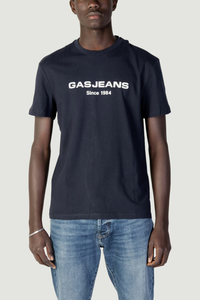 T-shirt Gas DHARIS/R 1984 GJ Blu marine