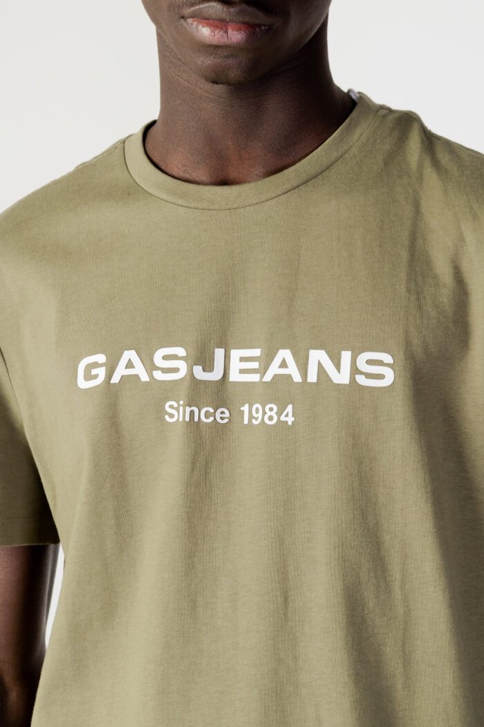 T-shirt Gas DHARIS/R 1984 GJ Verde Oliva