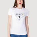 T-shirt Guess SS CN ALVA TEE Bianco - Foto 1