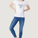 T-shirt Guess SS CN ALVA TEE Bianco - Foto 2